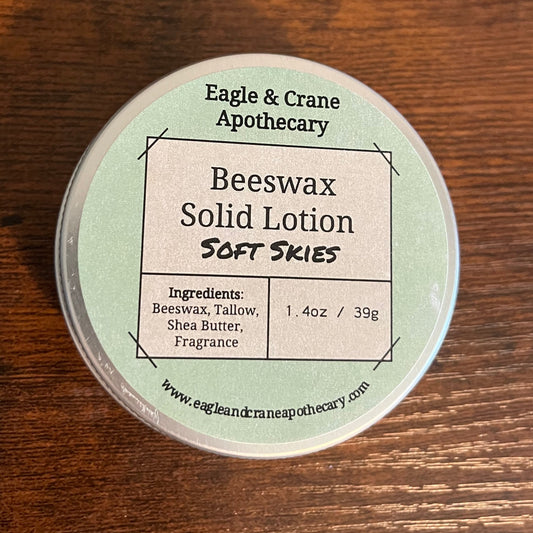 Beef Tallow & Beeswax Solid Lotion Bar