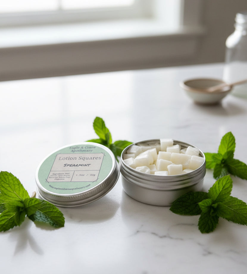 Spearmint Lotion Squares