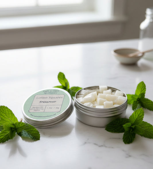 Spearmint Lotion Squares